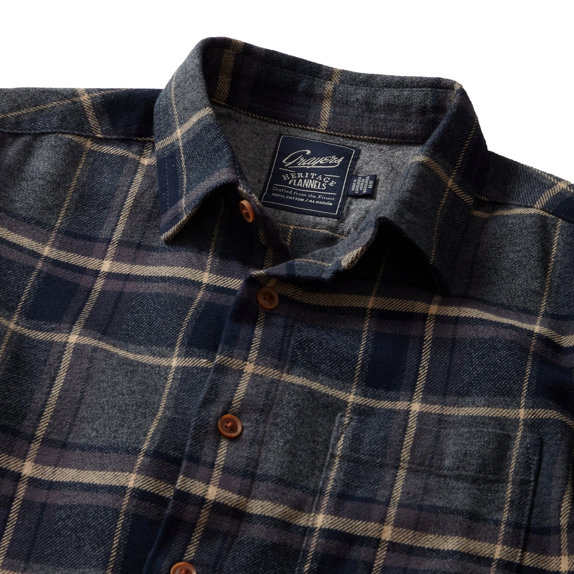 Marvel Jaspe Heritage Flannel - Charcoal Gray (Final Sale)