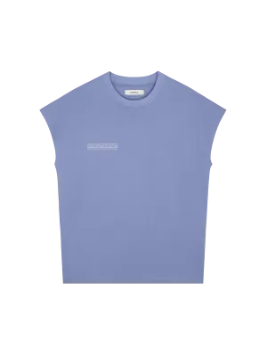 Mens 365 Midweight Cropped Shoulder T-shirt—aster purple