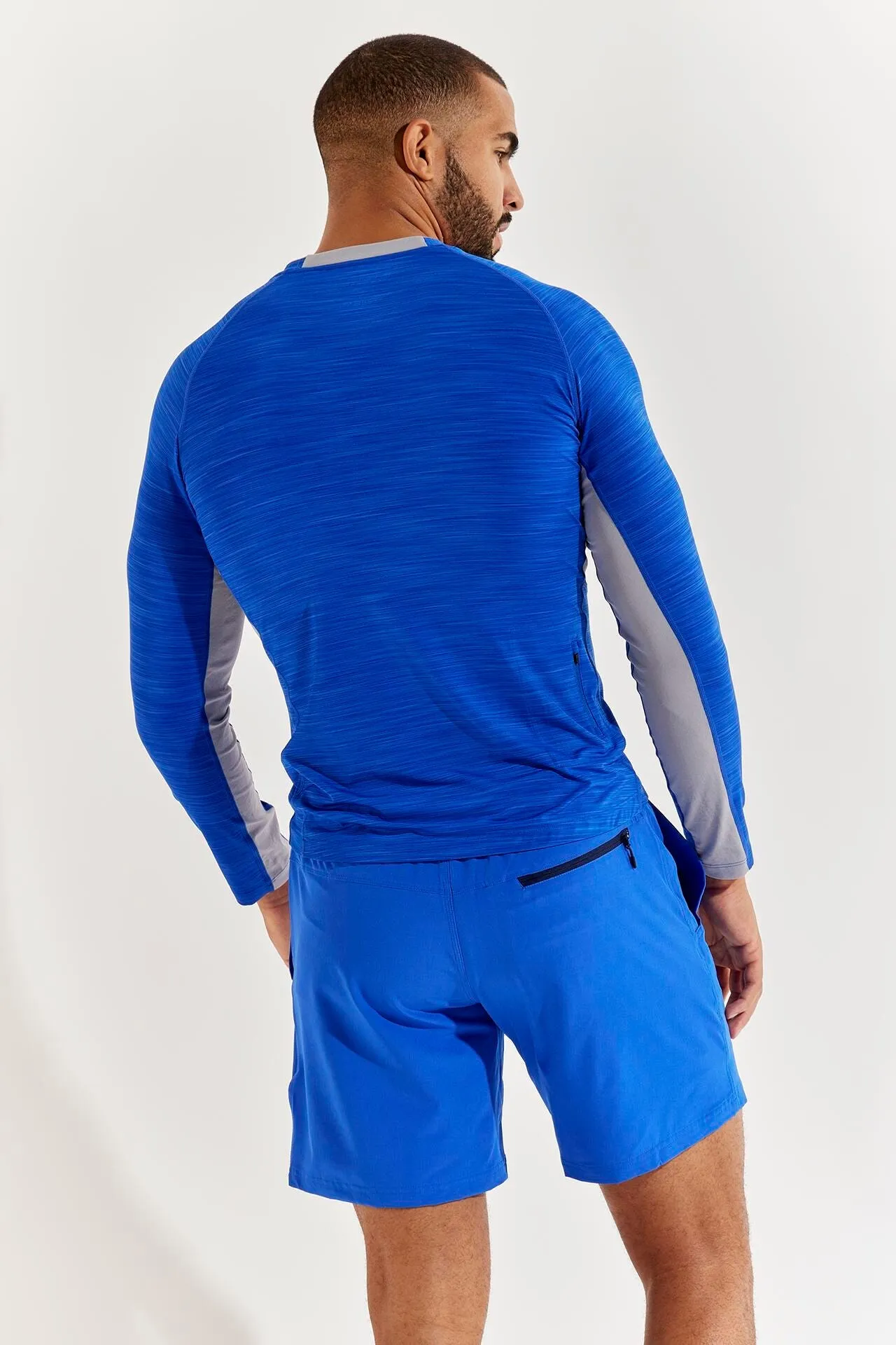 Men's Ultimate Long Sleeve Rash Guard | Cobalt Line