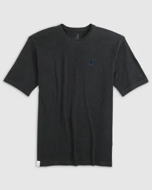 Miami Marlins Heathered Spencer Cotton T-Shirt