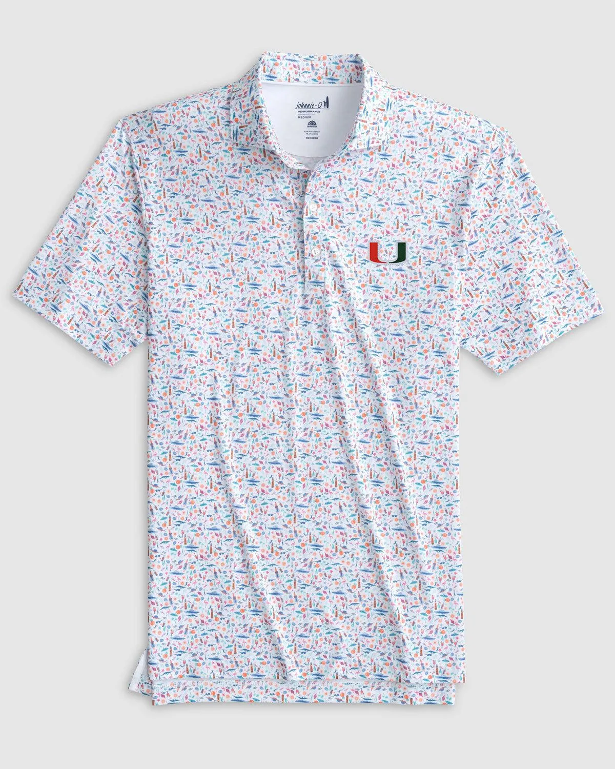 Miami Sunshine State Printed Jersey Performance Polo