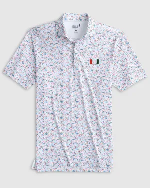 Miami Sunshine State Printed Jersey Performance Polo