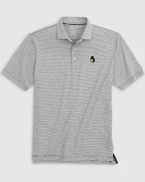 Michigan State Lyndonn Striped Jersey Performance Polo - Vault Logo
