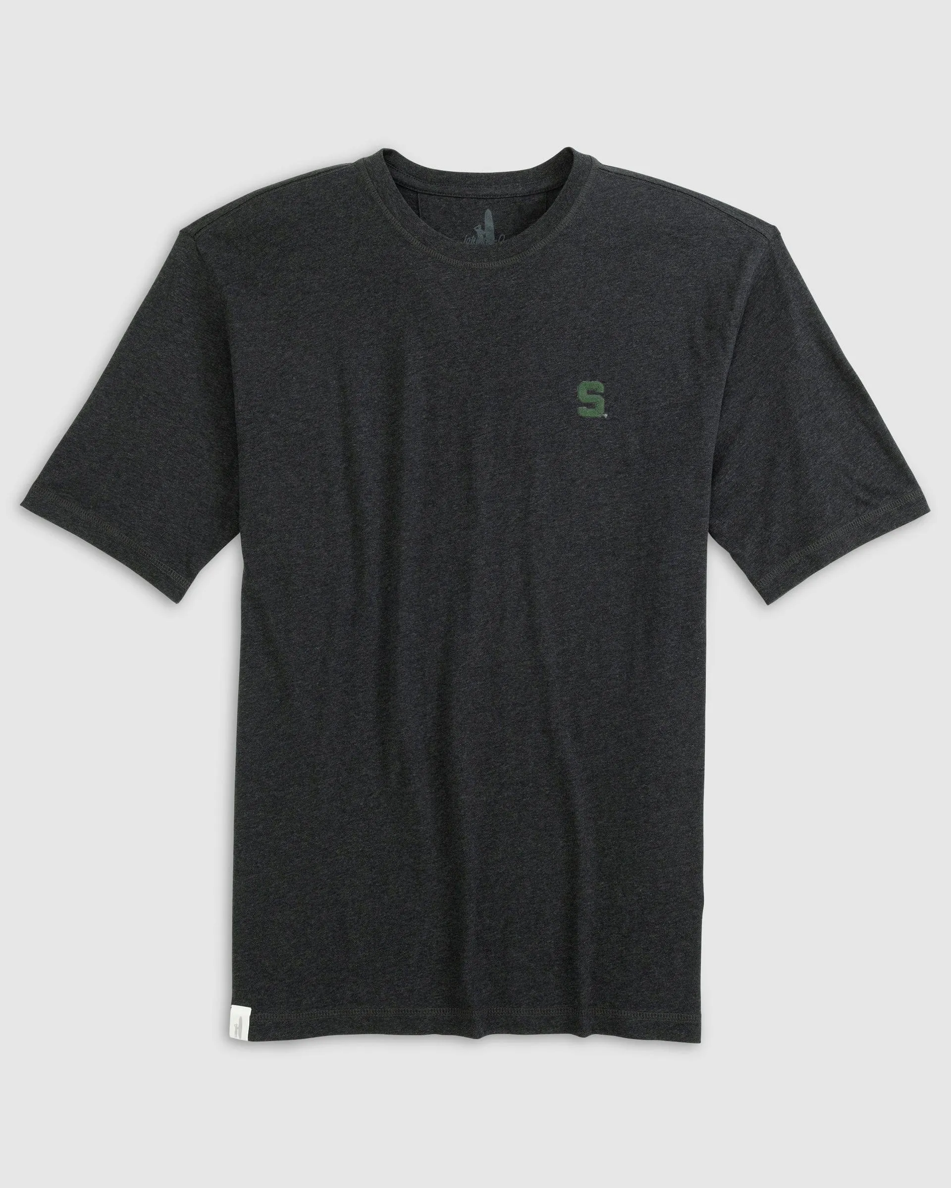 Michigan State University Heathered Spencer Cotton T-Shirt