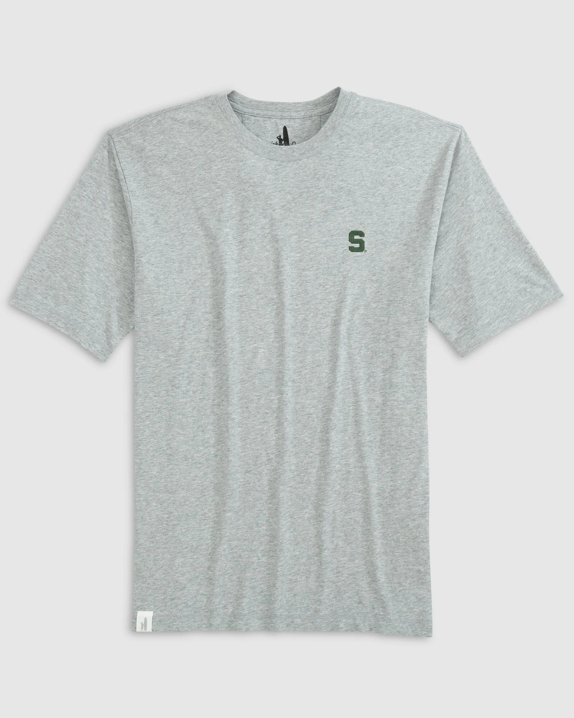 Michigan State University Heathered Spencer Cotton T-Shirt