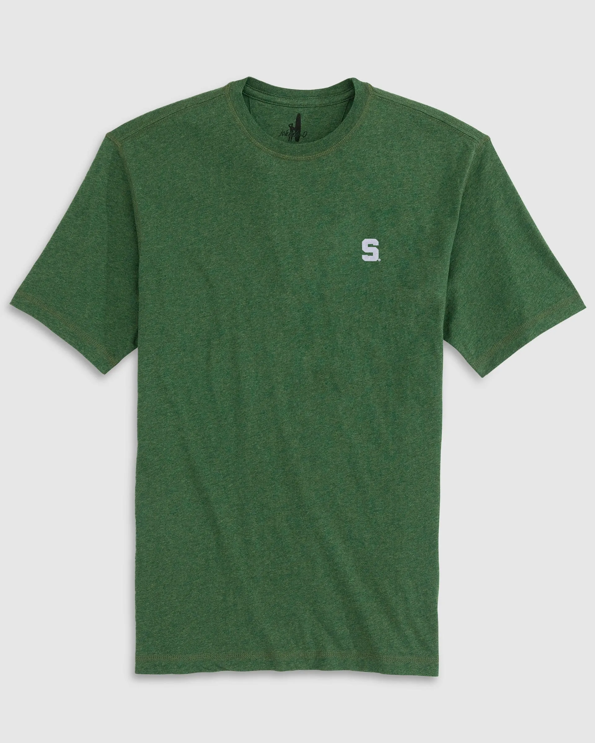 Michigan State University Heathered Spencer Cotton T-Shirt