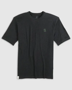 Michigan State University Heathered Spencer Cotton T-Shirt