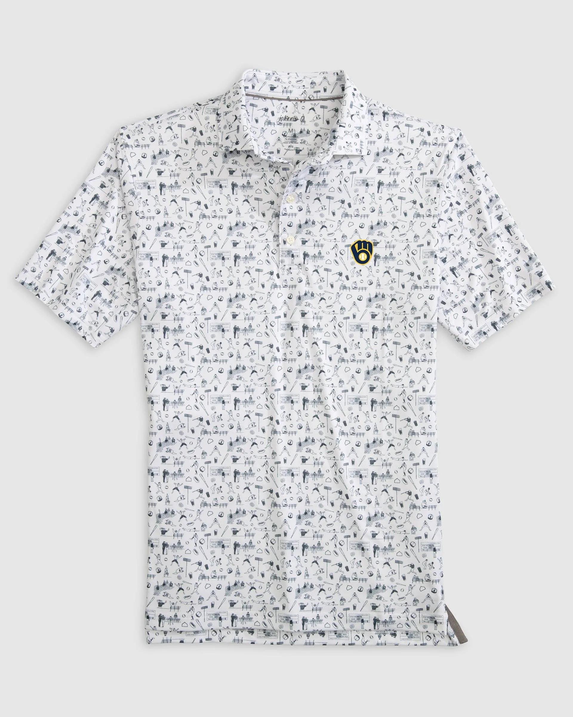 Milwaukee Brewers Ballpark Jersey Performance Polo