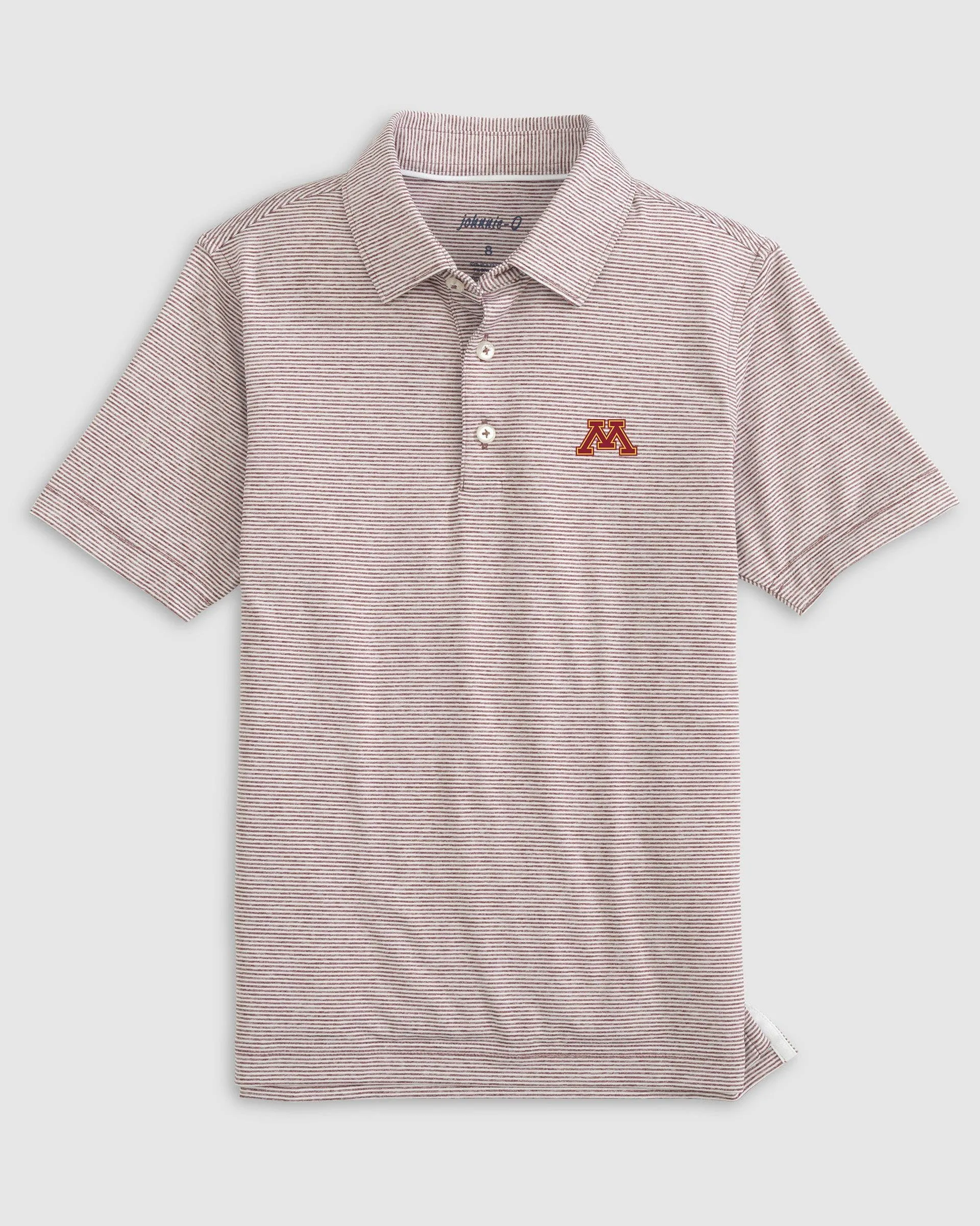 Minnesota Lyndonn Jr. Striped Jersey Performance Polo