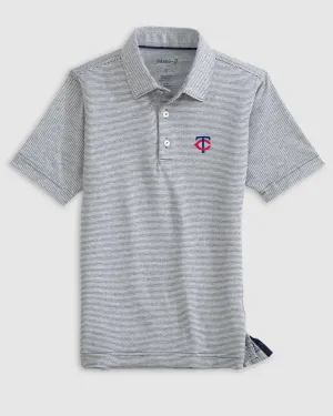 Minnesota Twins Lyndonn Jr. Striped Jersey Performance Polo