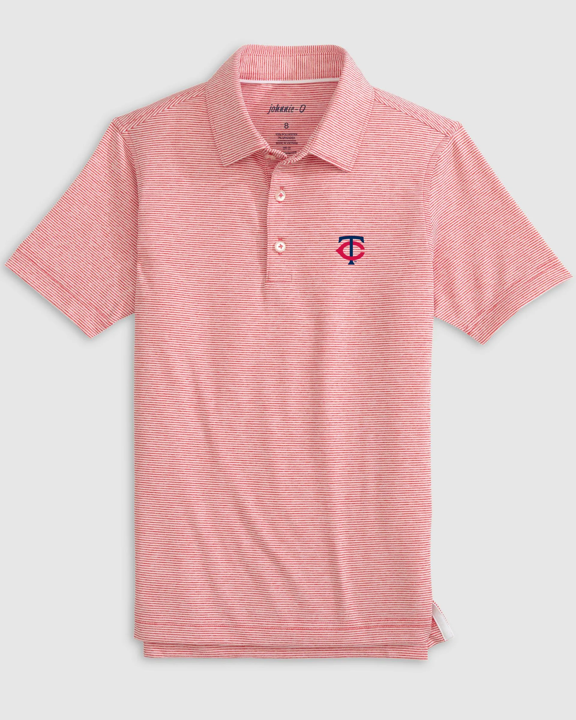 Minnesota Twins Lyndonn Jr. Striped Jersey Performance Polo