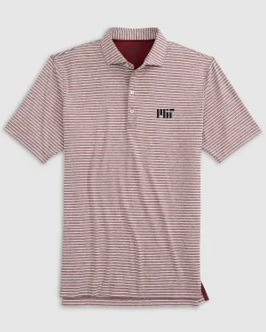 MIT Clipperr Striped Jersey Performance Polo