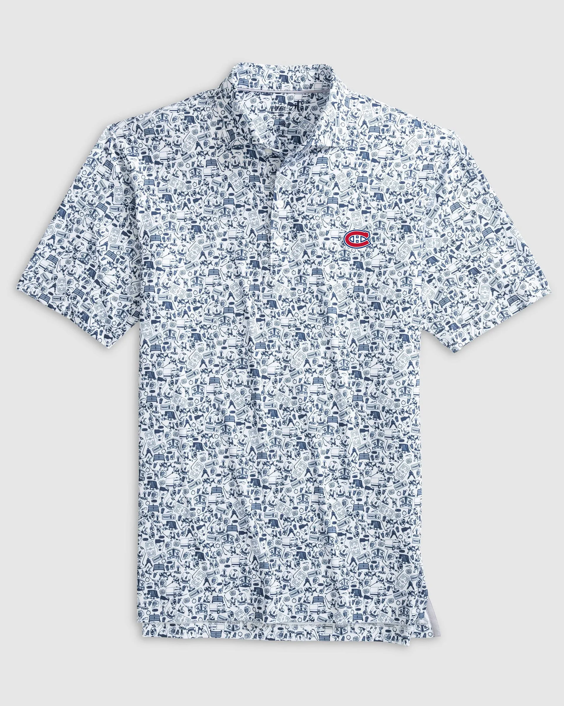 Montreal Canadiens Slap Shot Performance Jersey Polo