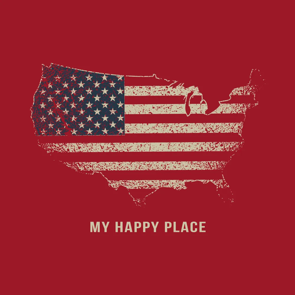 My Happy Place T-Shirt - Red