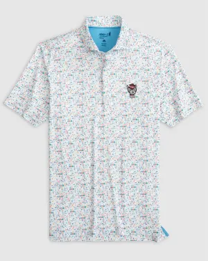 NC State Sweet Carolinas Printed Jersey Performance Polo - Wolf Logo