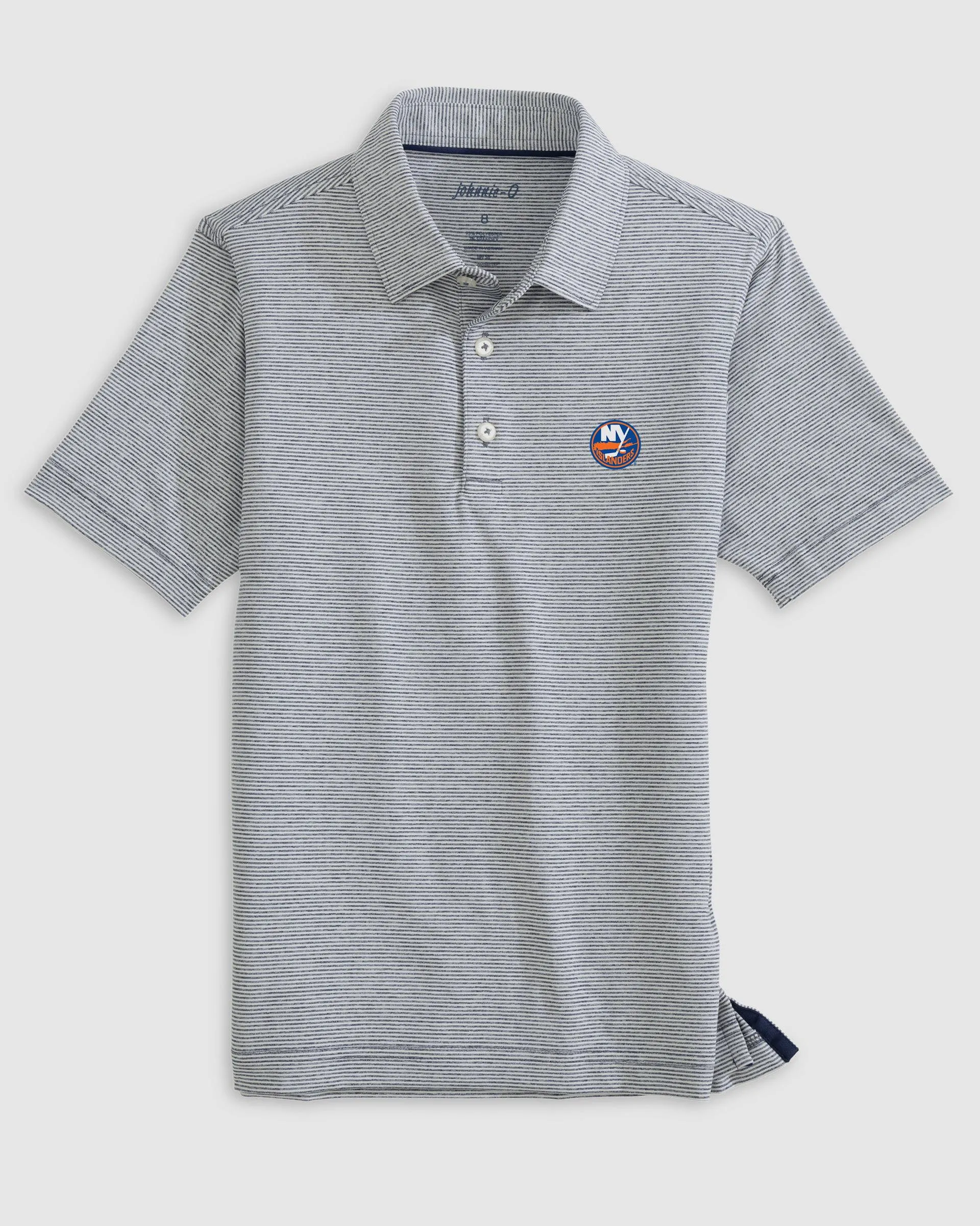 New York Islanders Lyndonn Jr. Striped Jersey Performance Polo