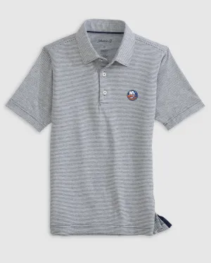 New York Islanders Lyndonn Jr. Striped Jersey Performance Polo