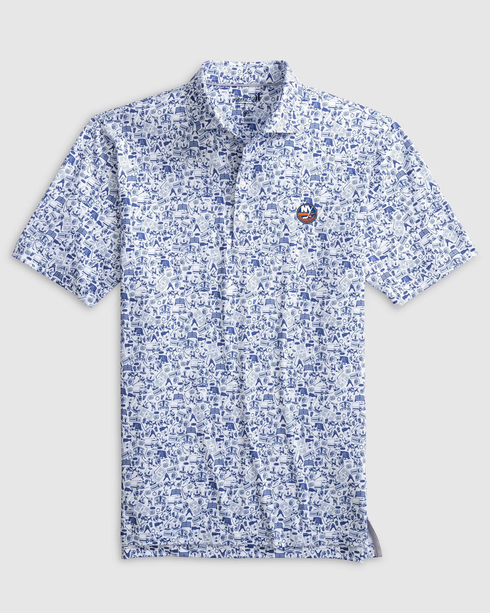 New York Islanders Slap Shot Performance Jersey Polo