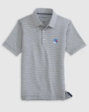New York Rangers Lyndonn Jr. Striped Jersey Performance Polo