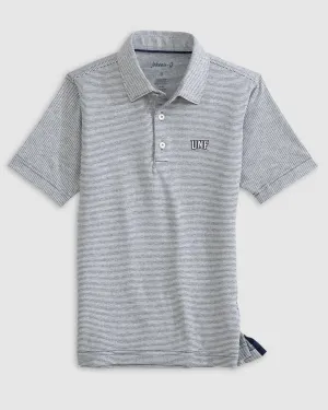 North Florida Lyndonn Jr. Striped Jersey Performance Polo