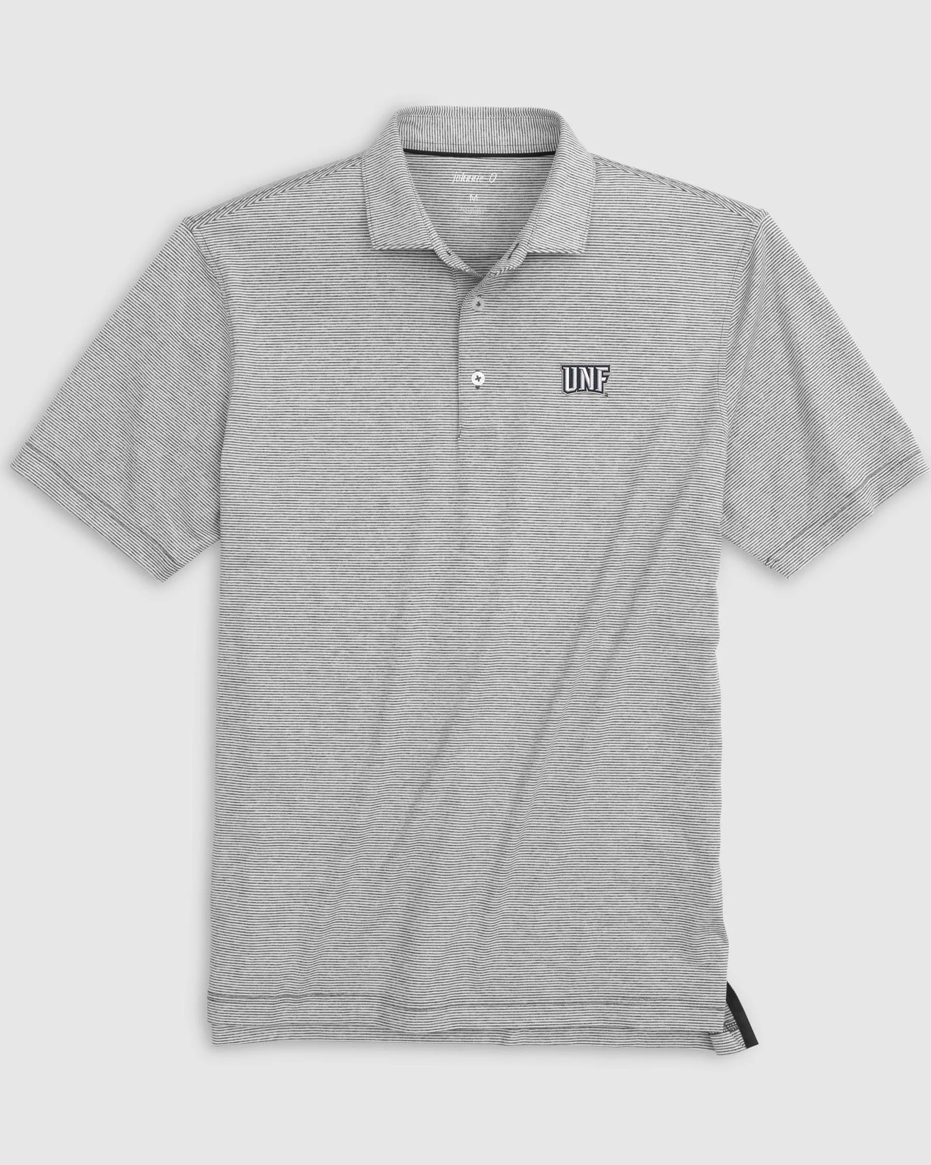 North Florida Lyndonn Striped Jersey Performance Polo