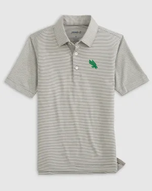 North Texas Lyndonn Jr. Striped Jersey Performance Polo