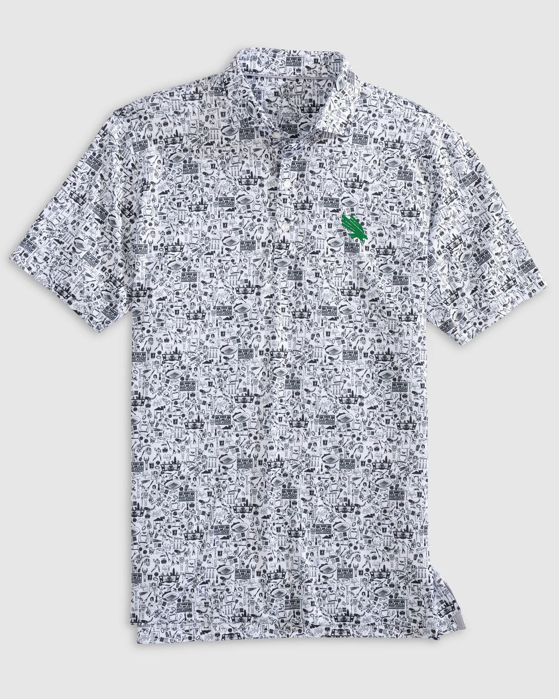 North Texas Tailgater 2.0 Printed Jersey Performance Polo
