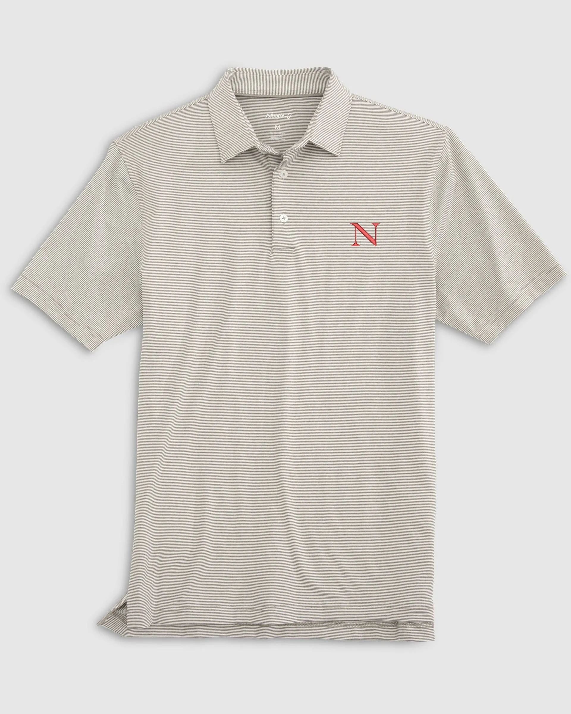 Northeastern Lyndonn Striped Jersey Performance Polo