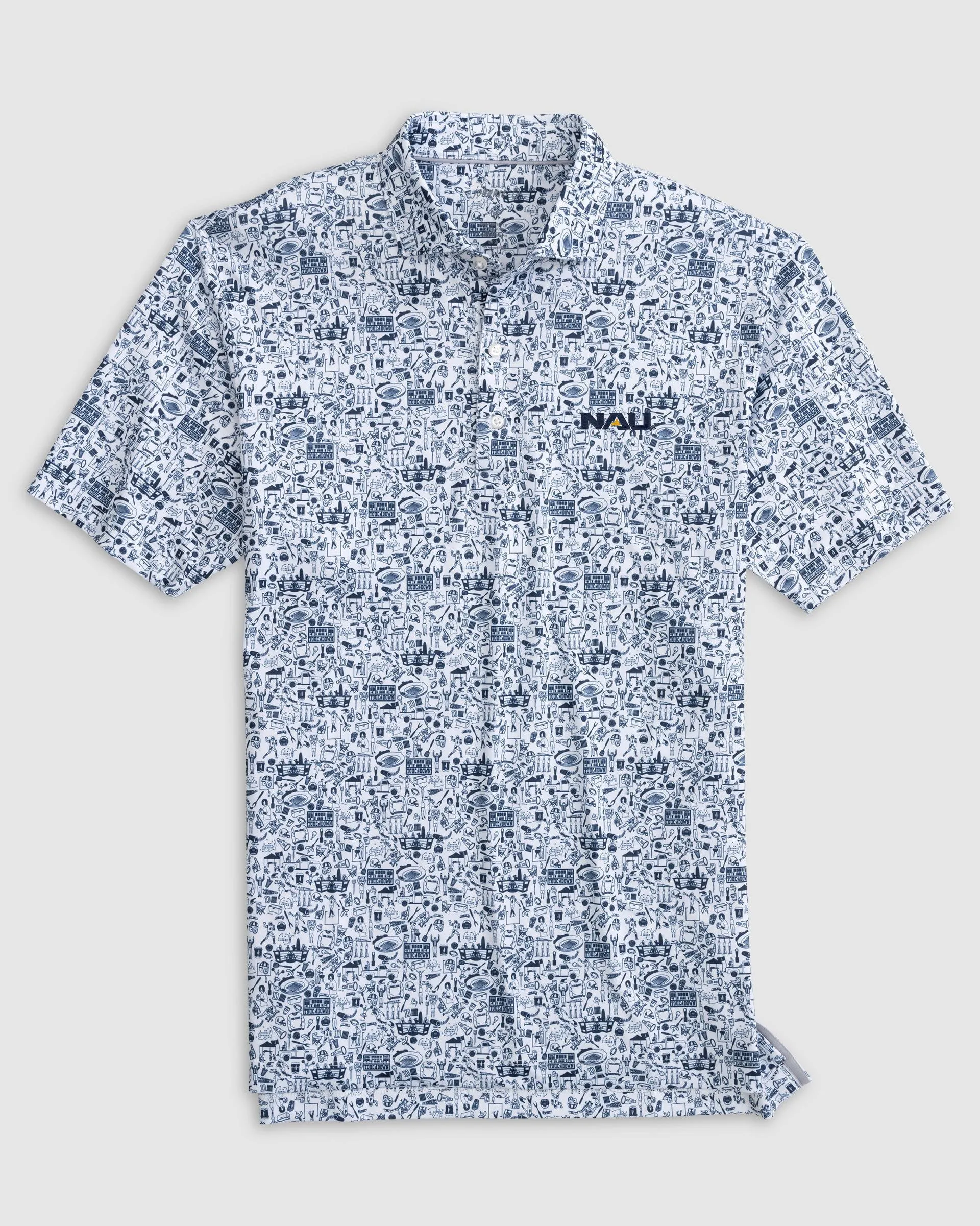 Northern Arizona Tailgater 2.0 Printed Jersey Performance Polo
