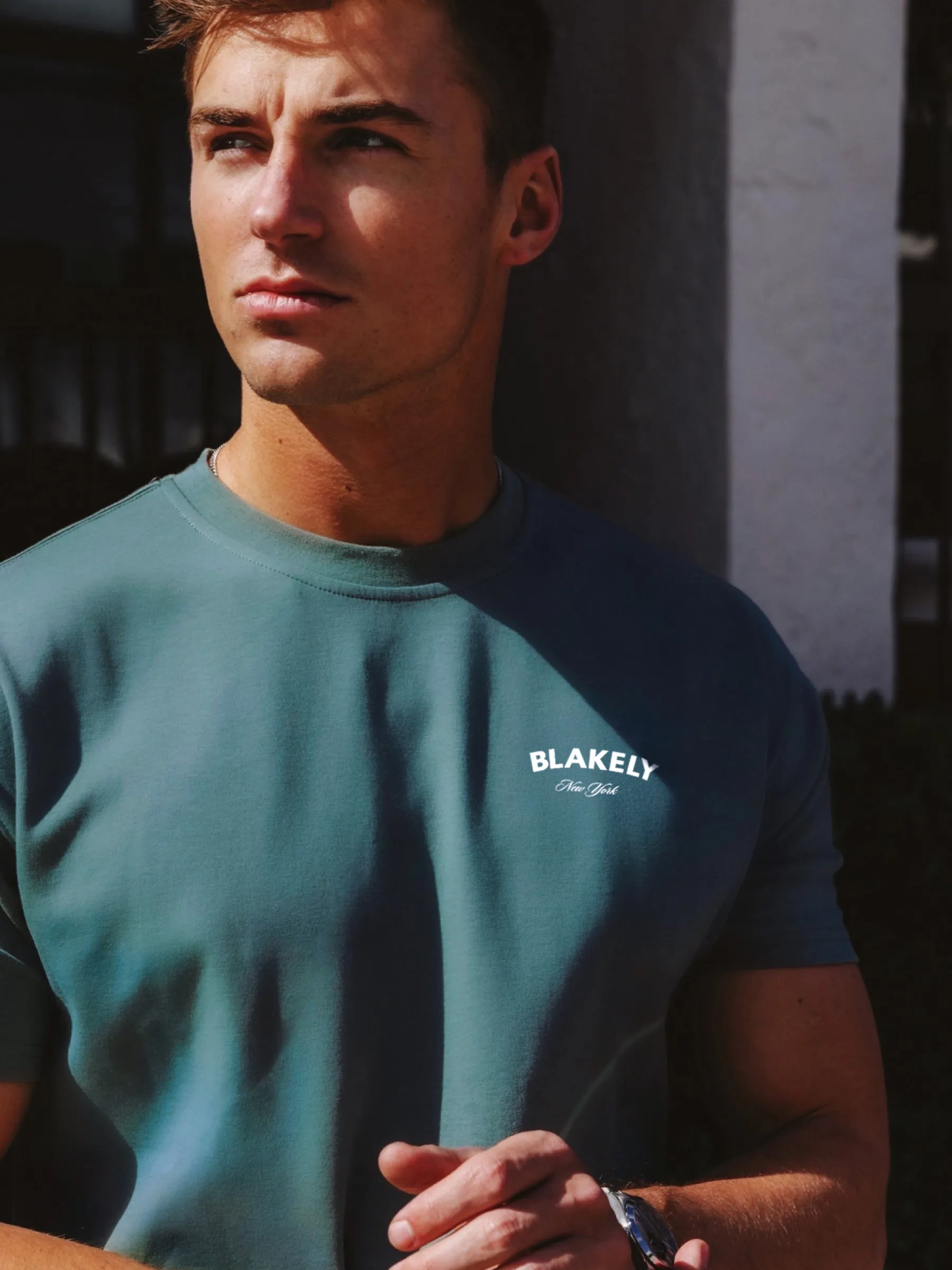 NY Crest Relaxed T-shirt - Pine Green