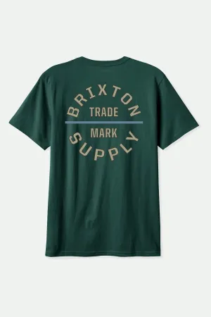 Oath V S/S Standard T-Shirt - Deep Emerald/Sand/Slate