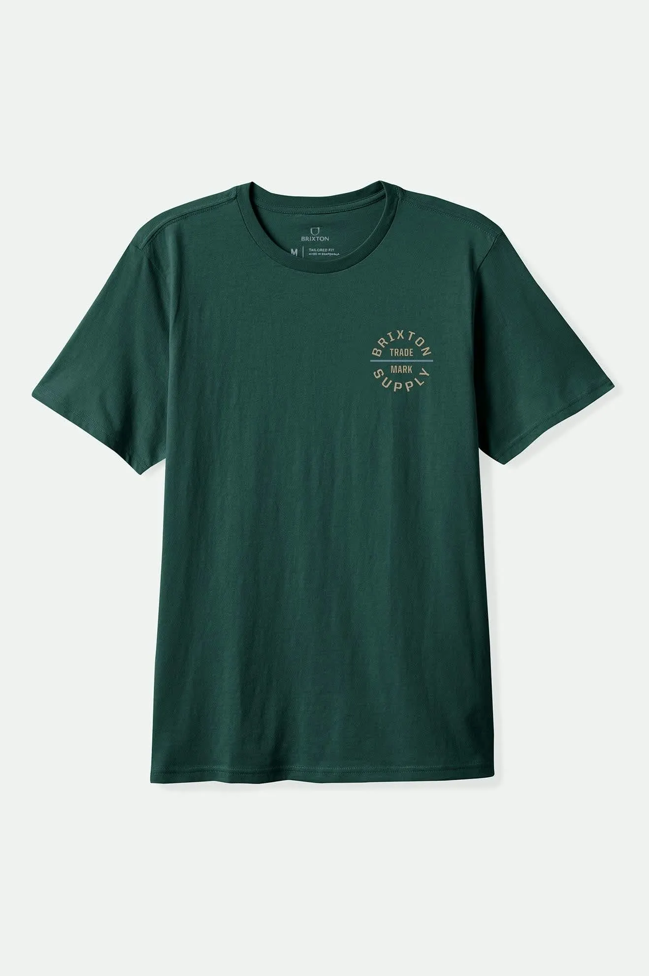 Oath V S/S Standard T-Shirt - Deep Emerald/Sand/Slate