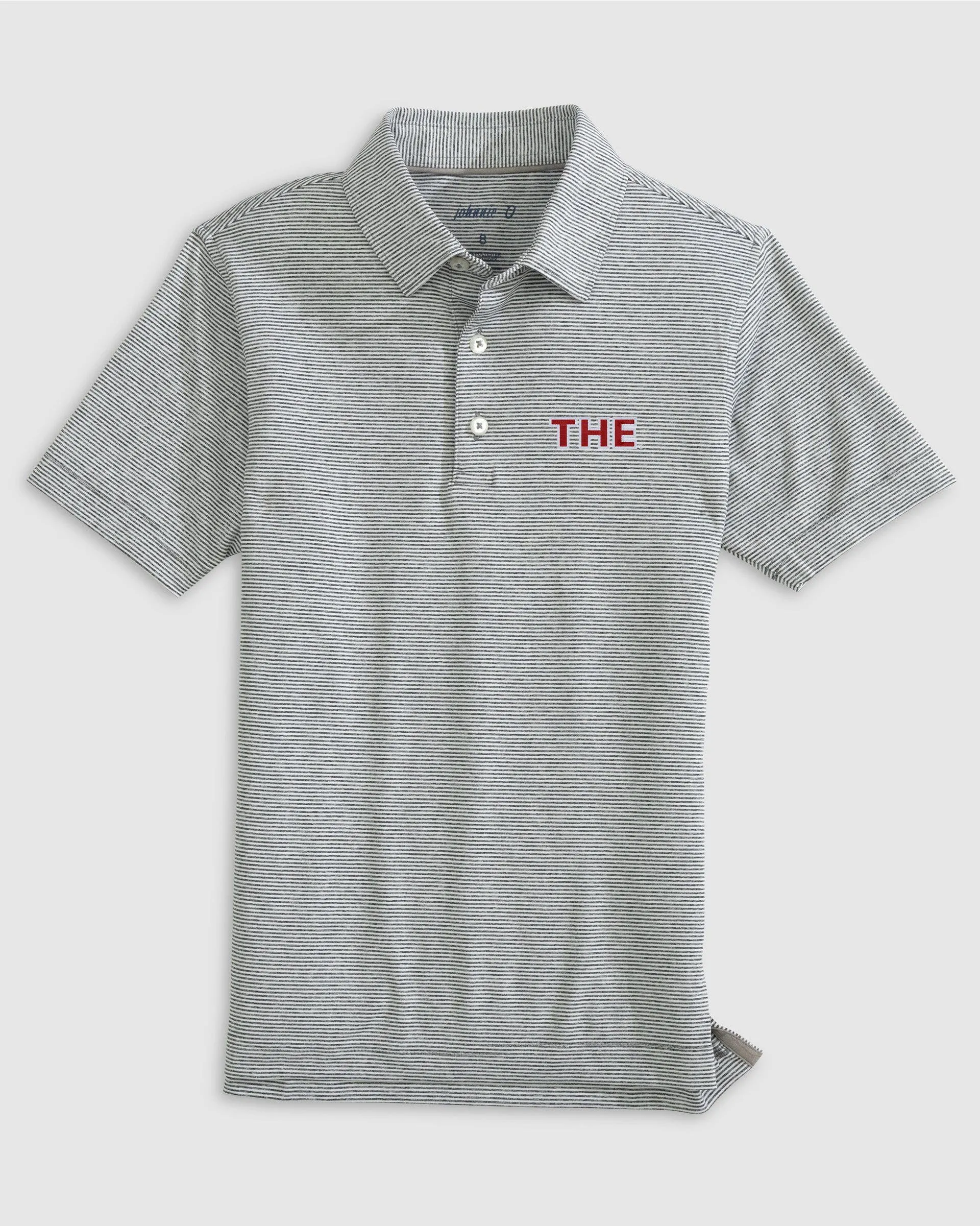Ohio State Lyndonn Jr. Striped Jersey Performance Polo - The Logo