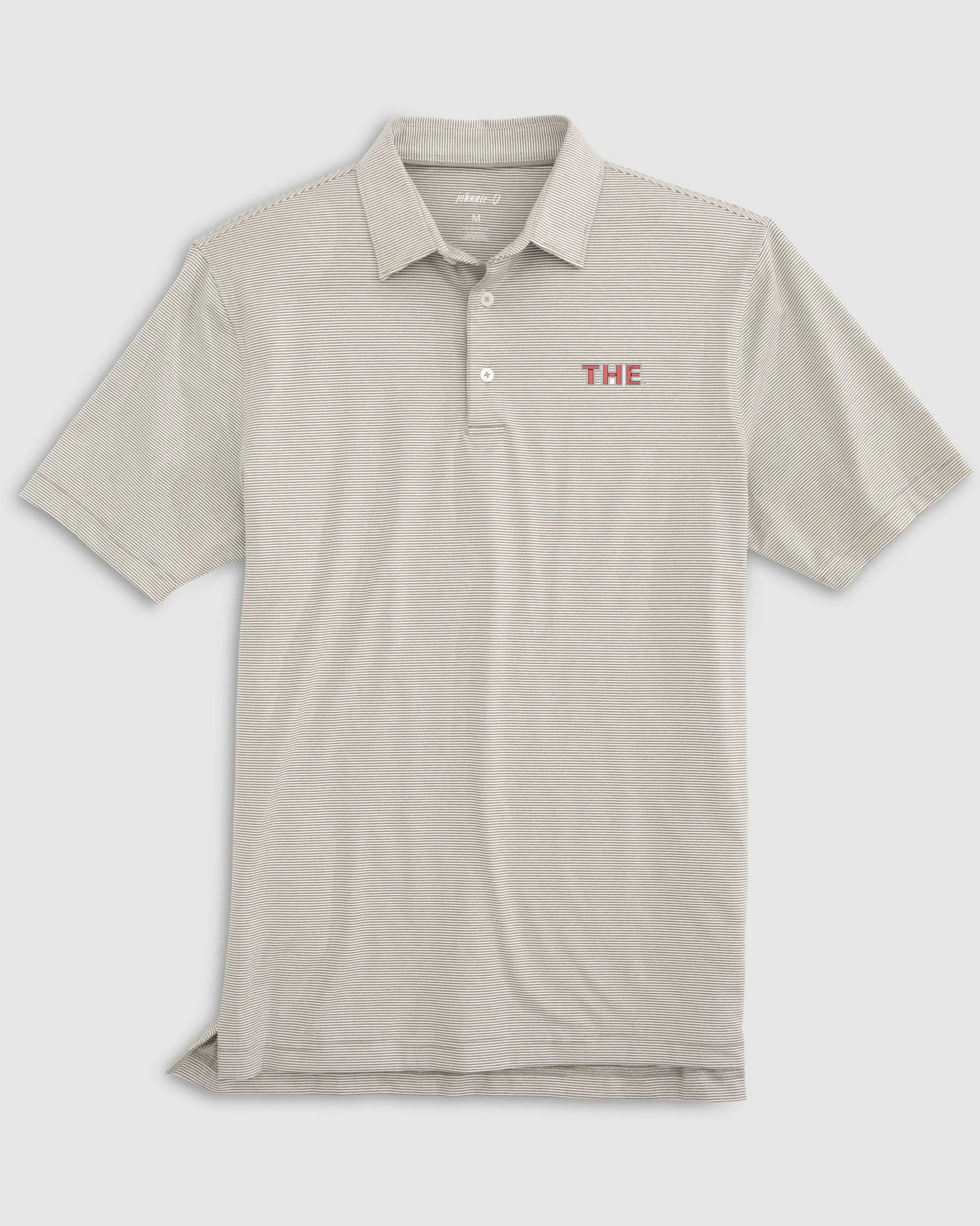 Ohio State Lyndonn Striped Jersey Performance Polo - The Logo