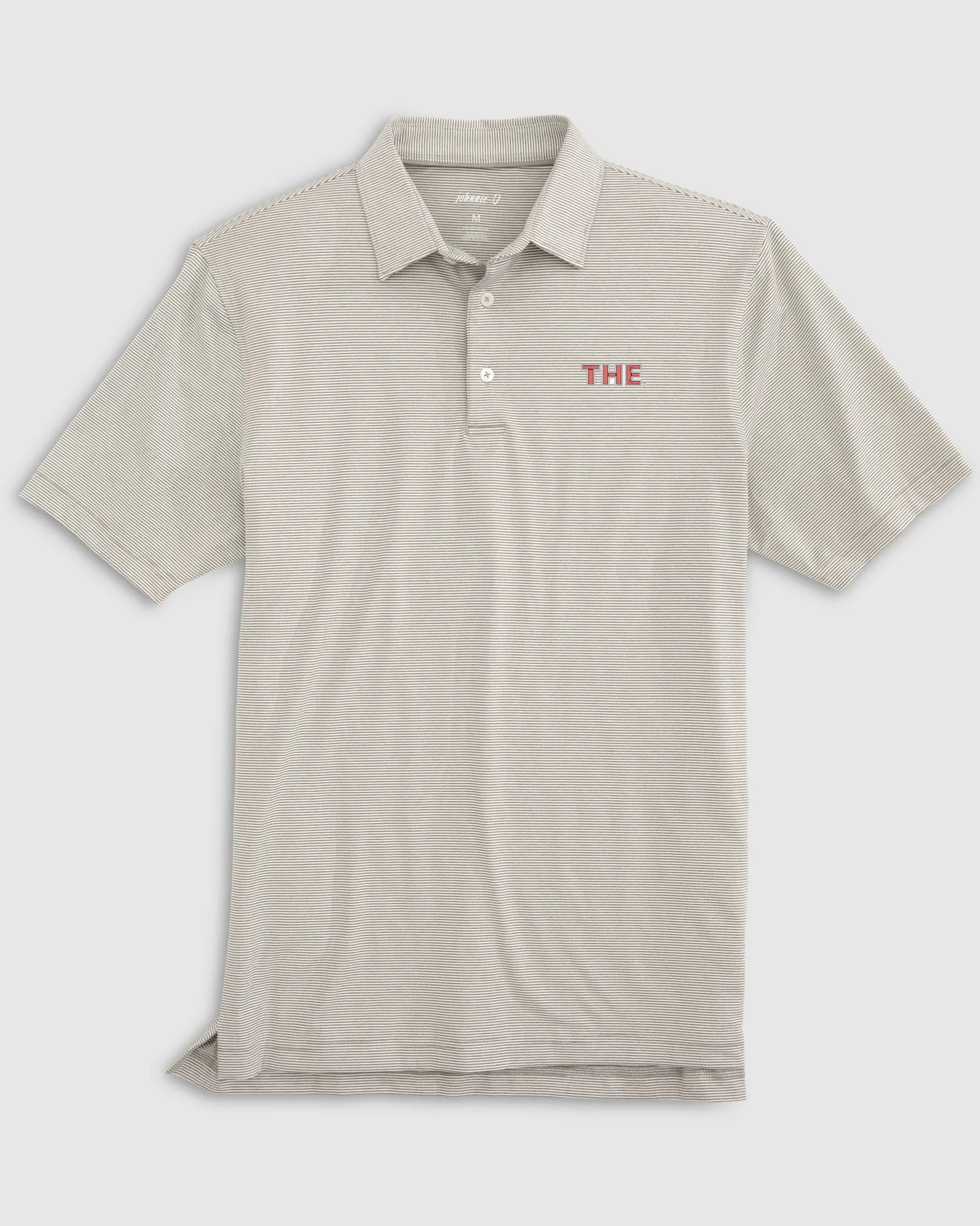 Ohio State Lyndonn Striped Jersey Performance Polo - The Logo