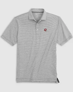 Oklahoma Lyndonn Striped Jersey Performance Polo - Helmet Logo