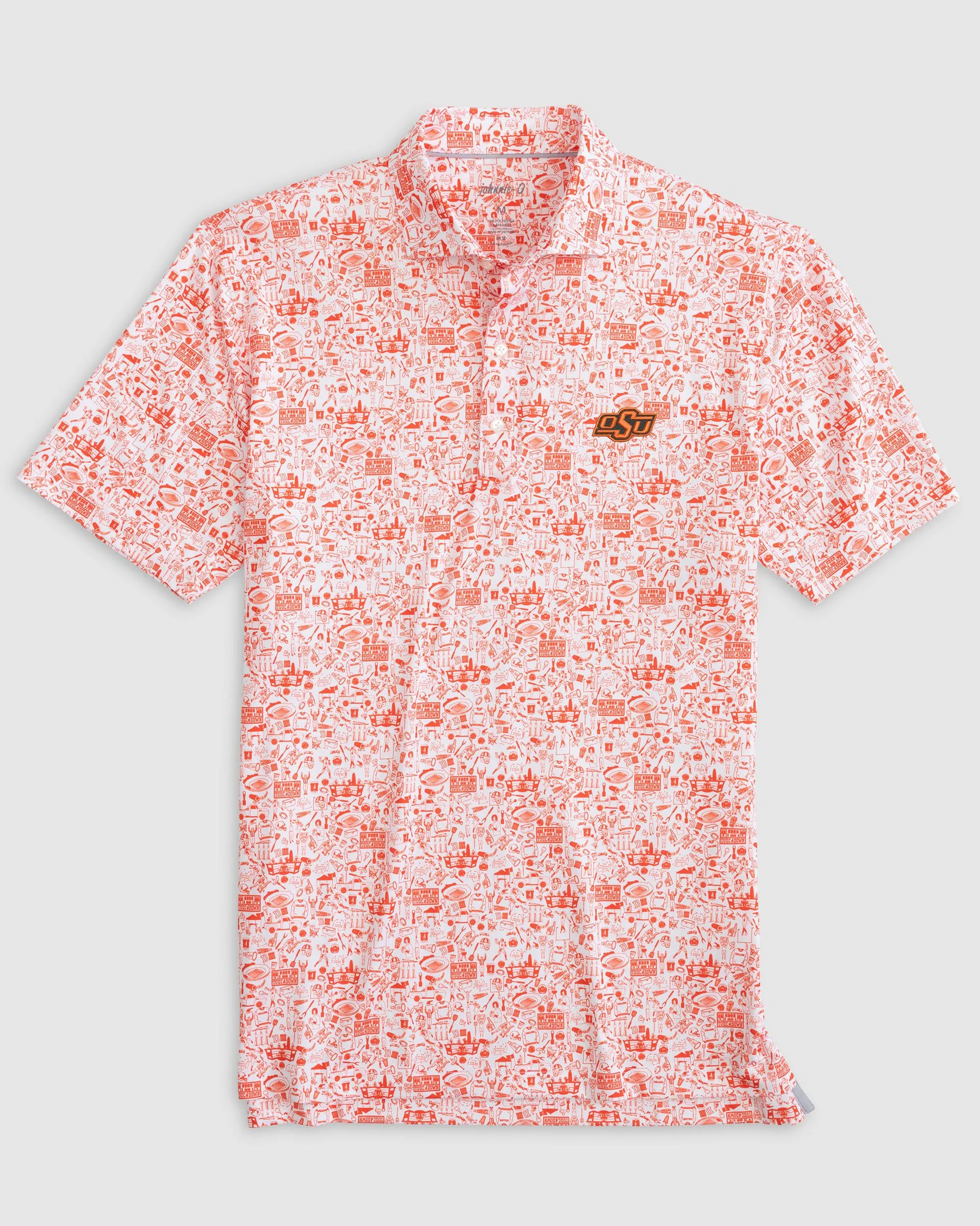 Oklahoma State Tailgater 2.0 Printed Jersey Performance Polo