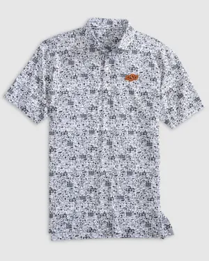 Oklahoma State Tailgater 2.0 Printed Jersey Performance Polo