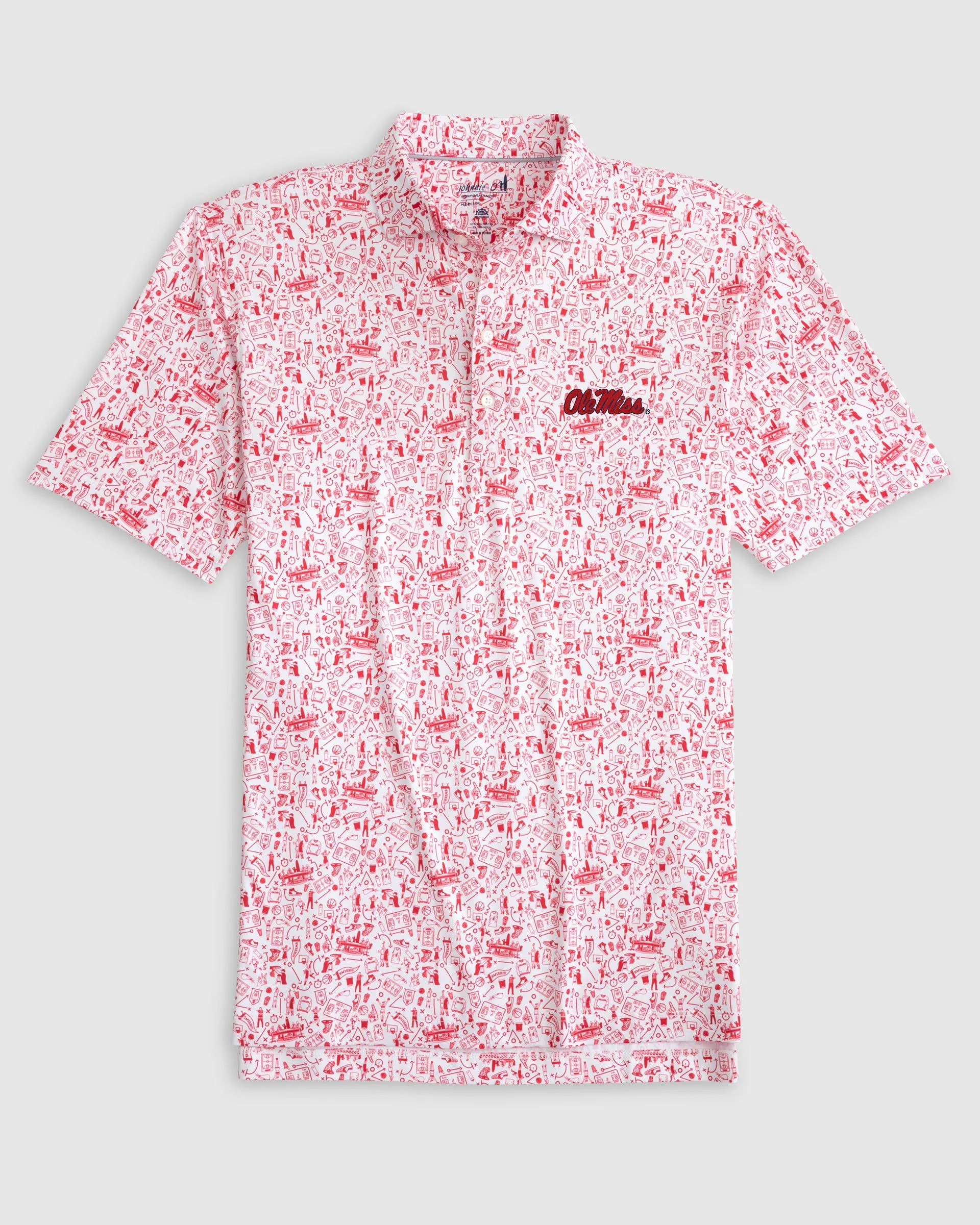 Ole Miss Hoop There It Is Performance Jersey Polo