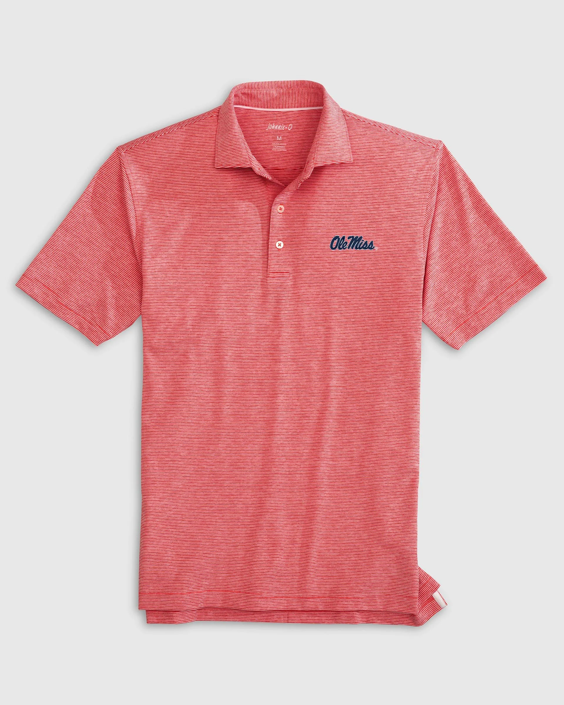Ole Miss Lyndonn Striped Jersey Performance Polo