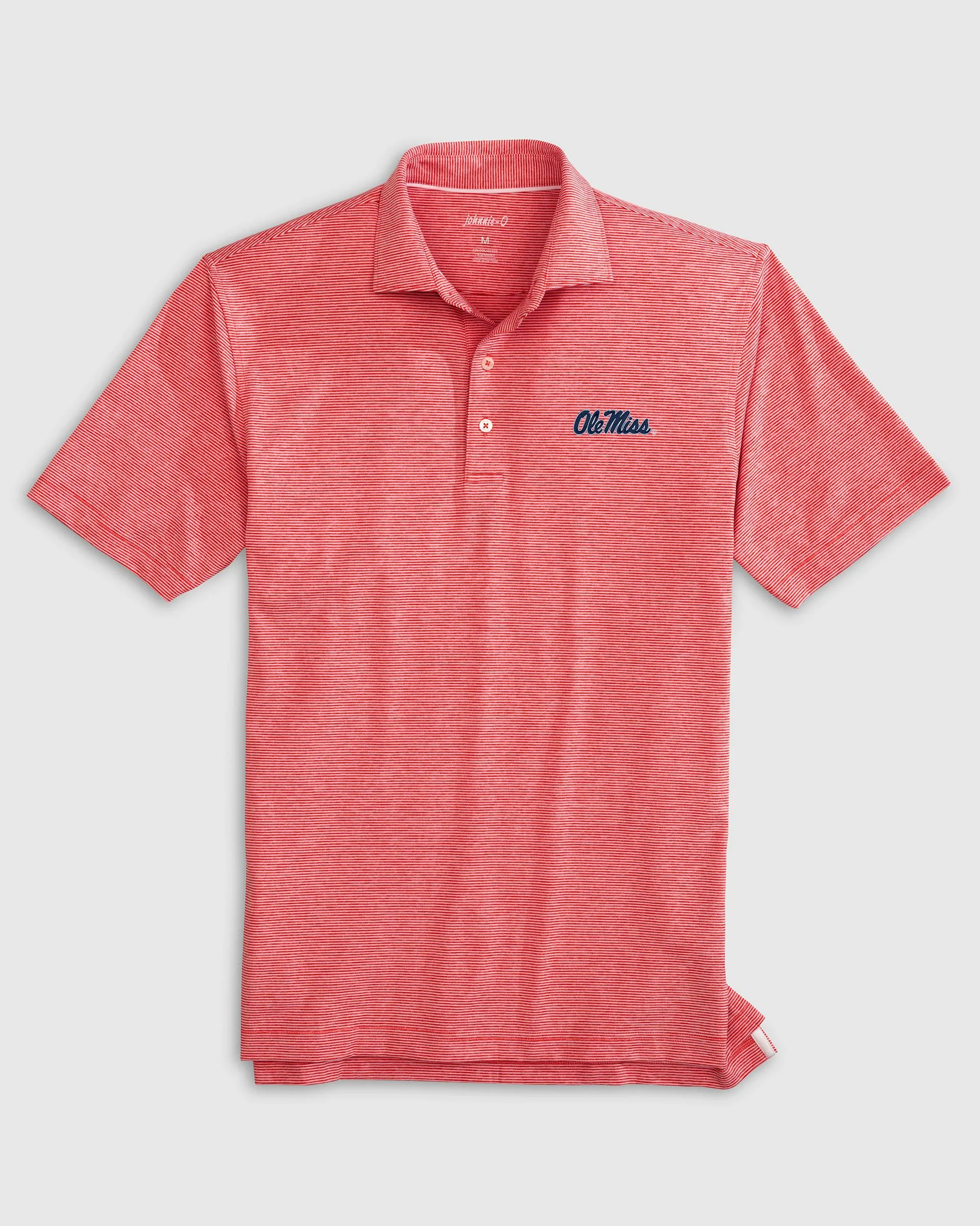 Ole Miss Lyndonn Striped Jersey Performance Polo
