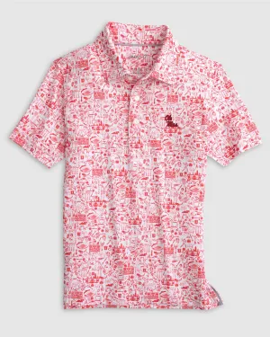 Ole Miss Tailgater 2.0 Jr. Printed Jersey Performance Polo