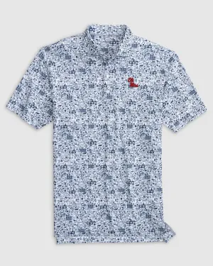 Ole Miss Tailgater 2.0 Printed Jersey Performance Polo - Stacked Logo