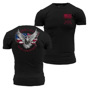 One Life One Country T-Shirt - Black