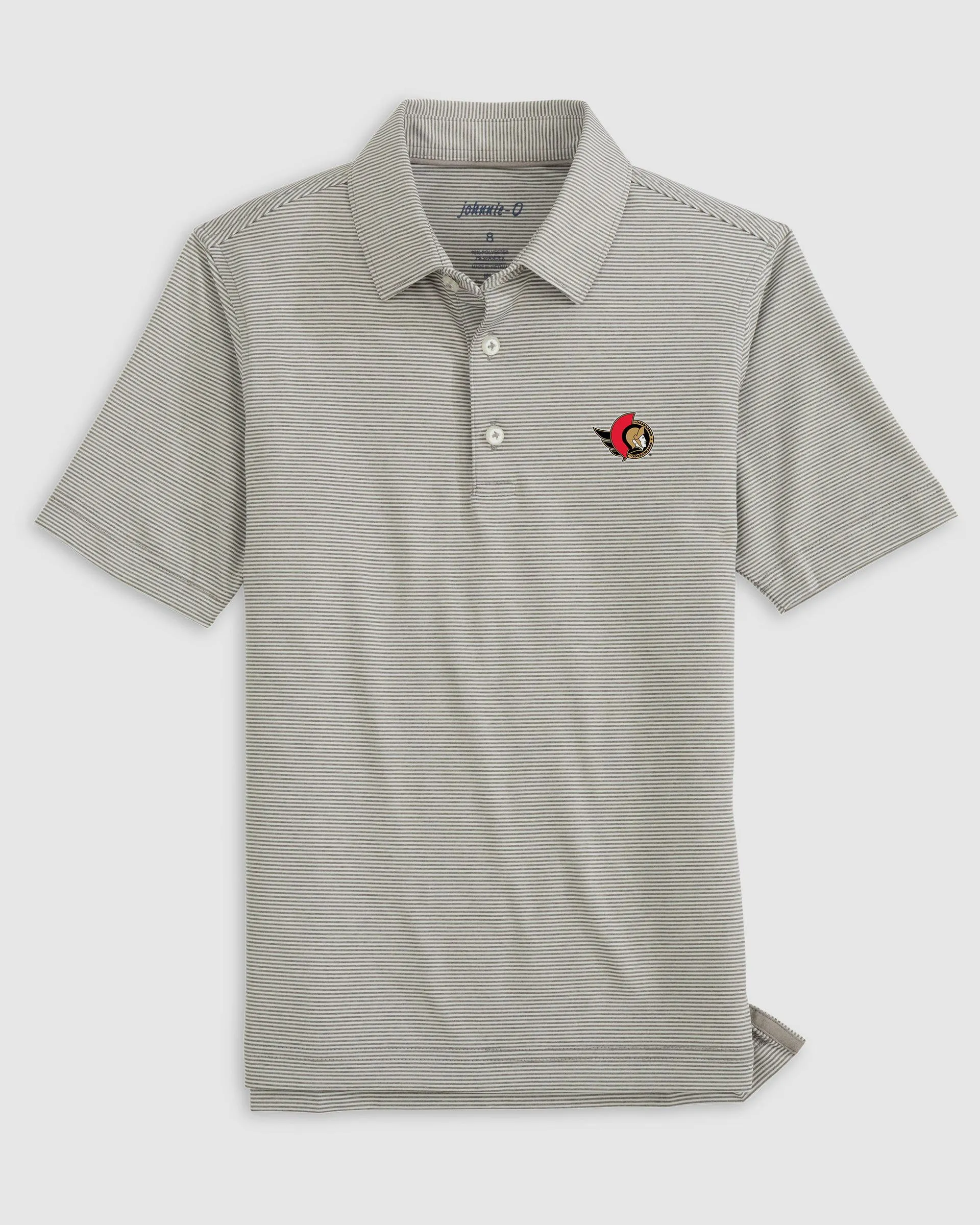 Ottawa Senators Lyndonn Jr. Striped Jersey Performance Polo