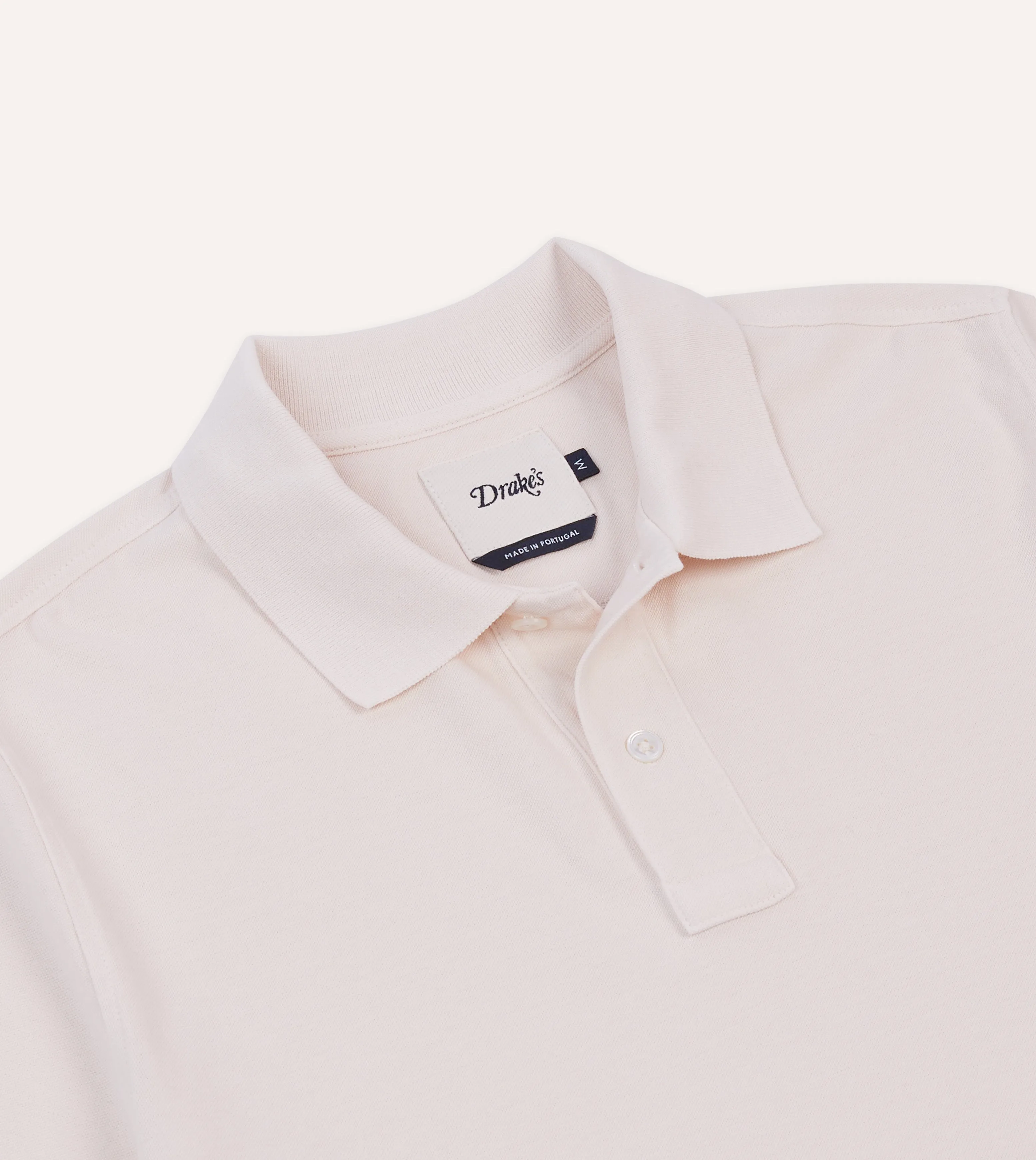 Pink Piqué Cotton Polo Shirt