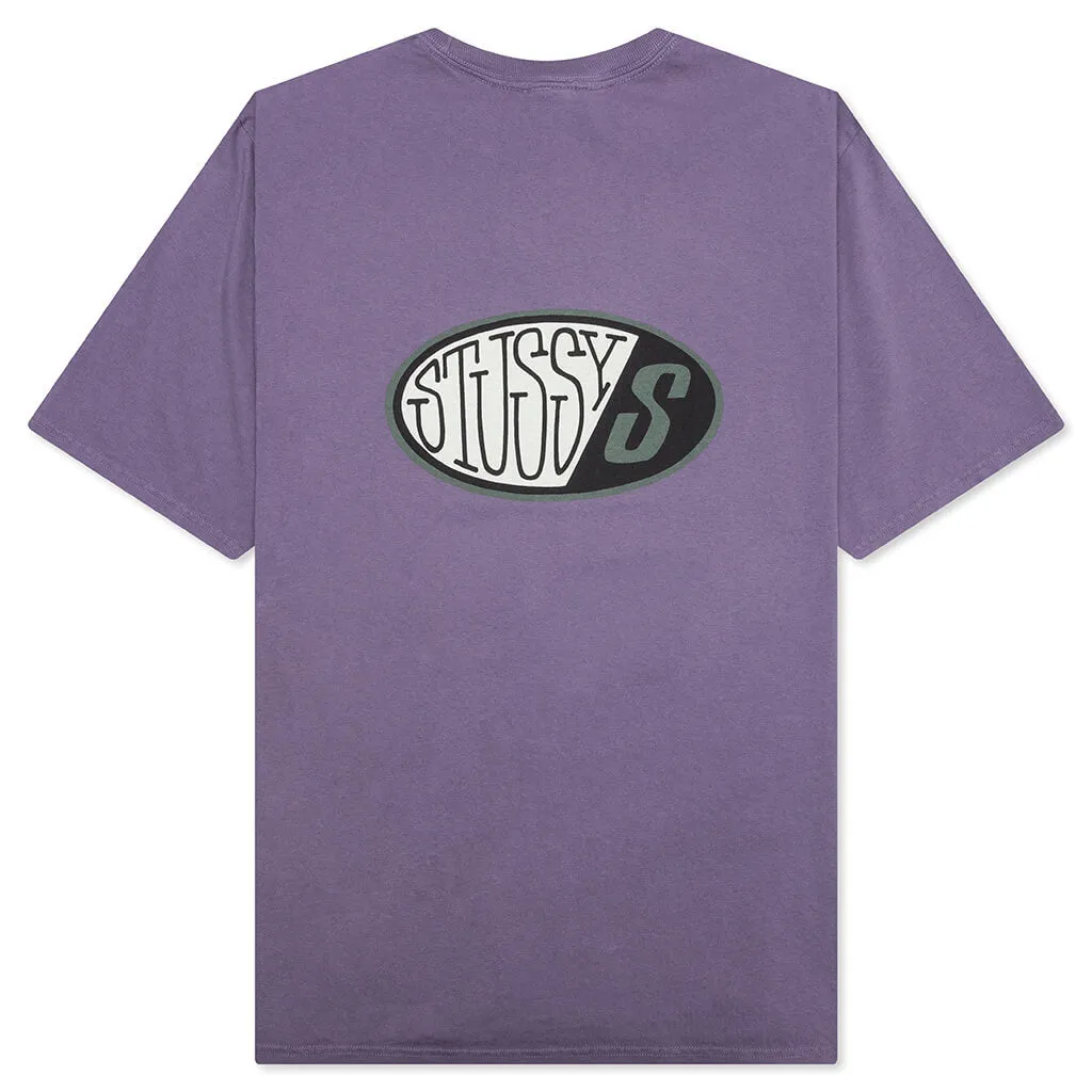 Pitstop Pigment Dyed Tee - Grape