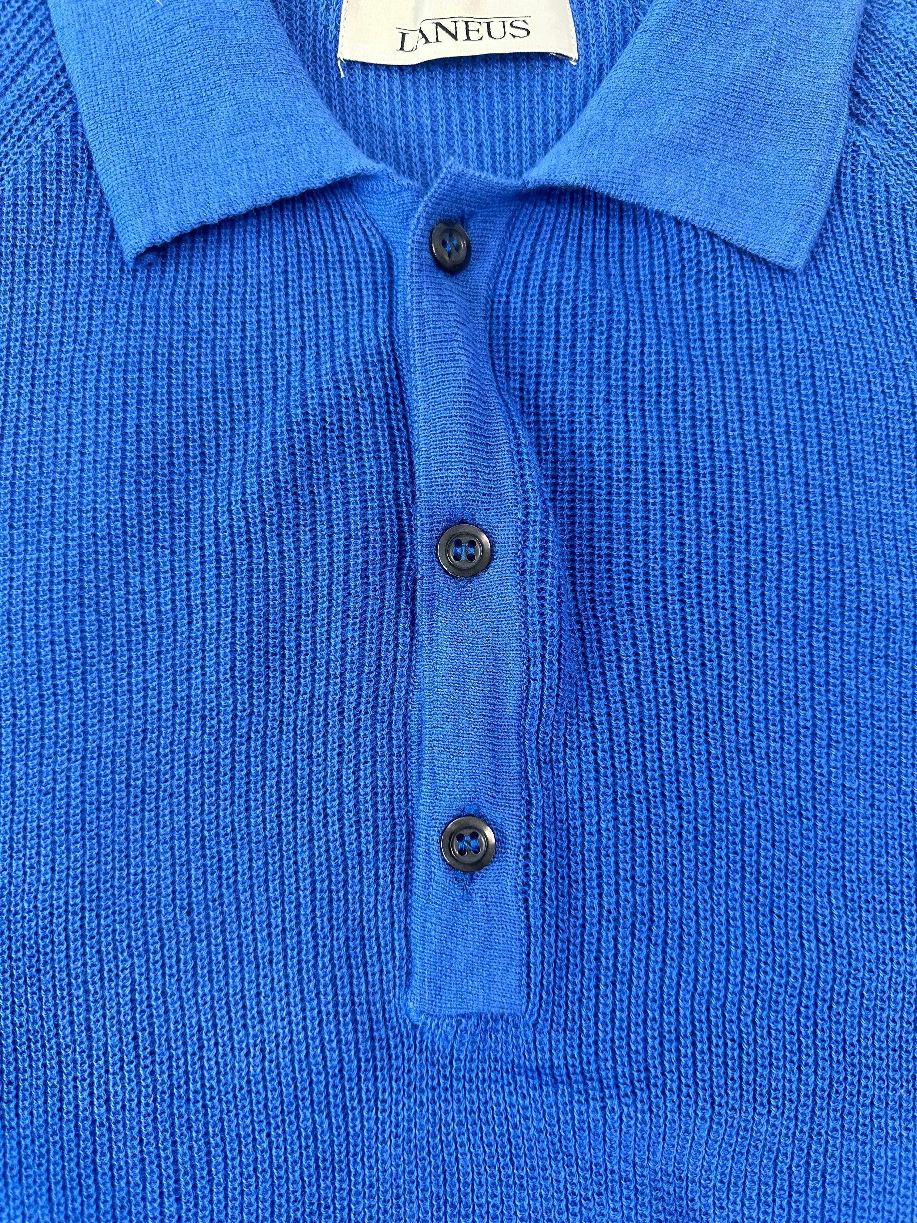 Polo Laneus Bluette In Maglia Di Cotone