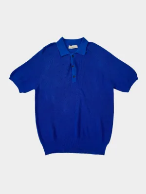 Polo Laneus Bluette In Maglia Di Cotone