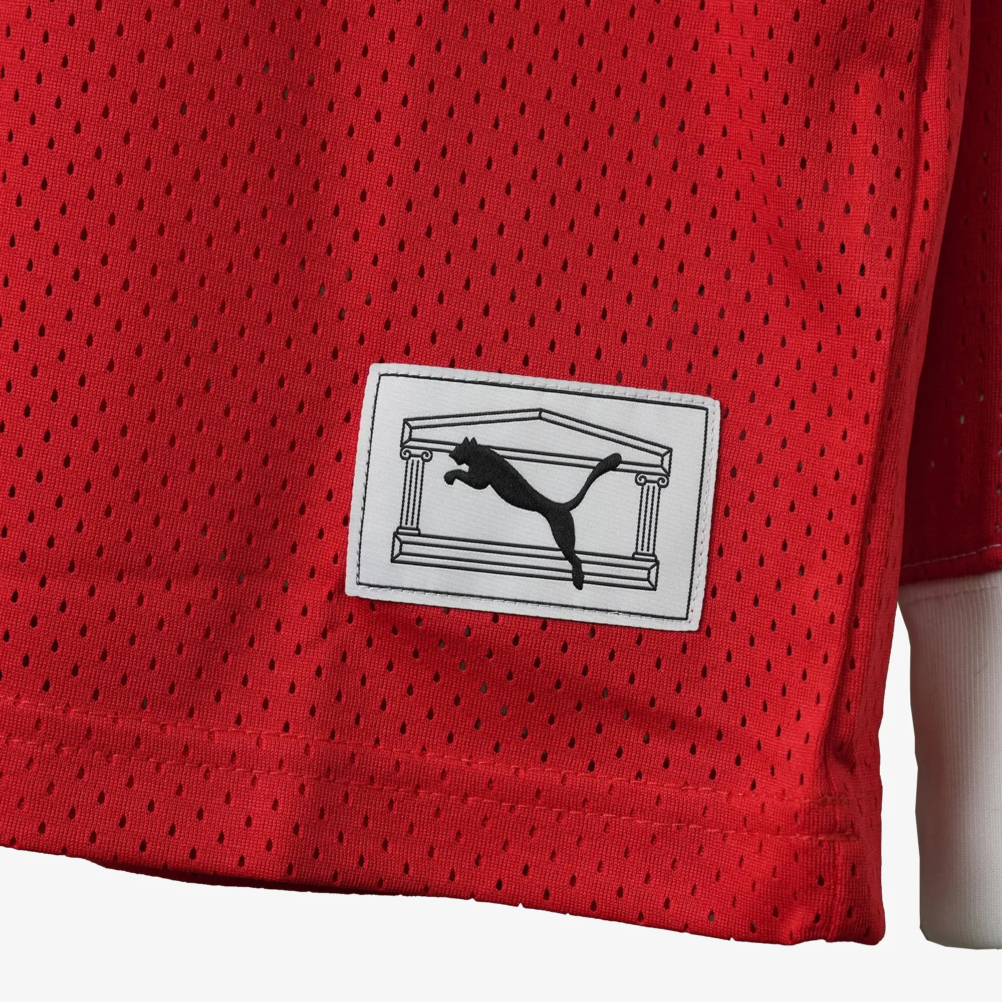 PUMA | x ARIES MESH LONGSLEEVE { WHITE/RED